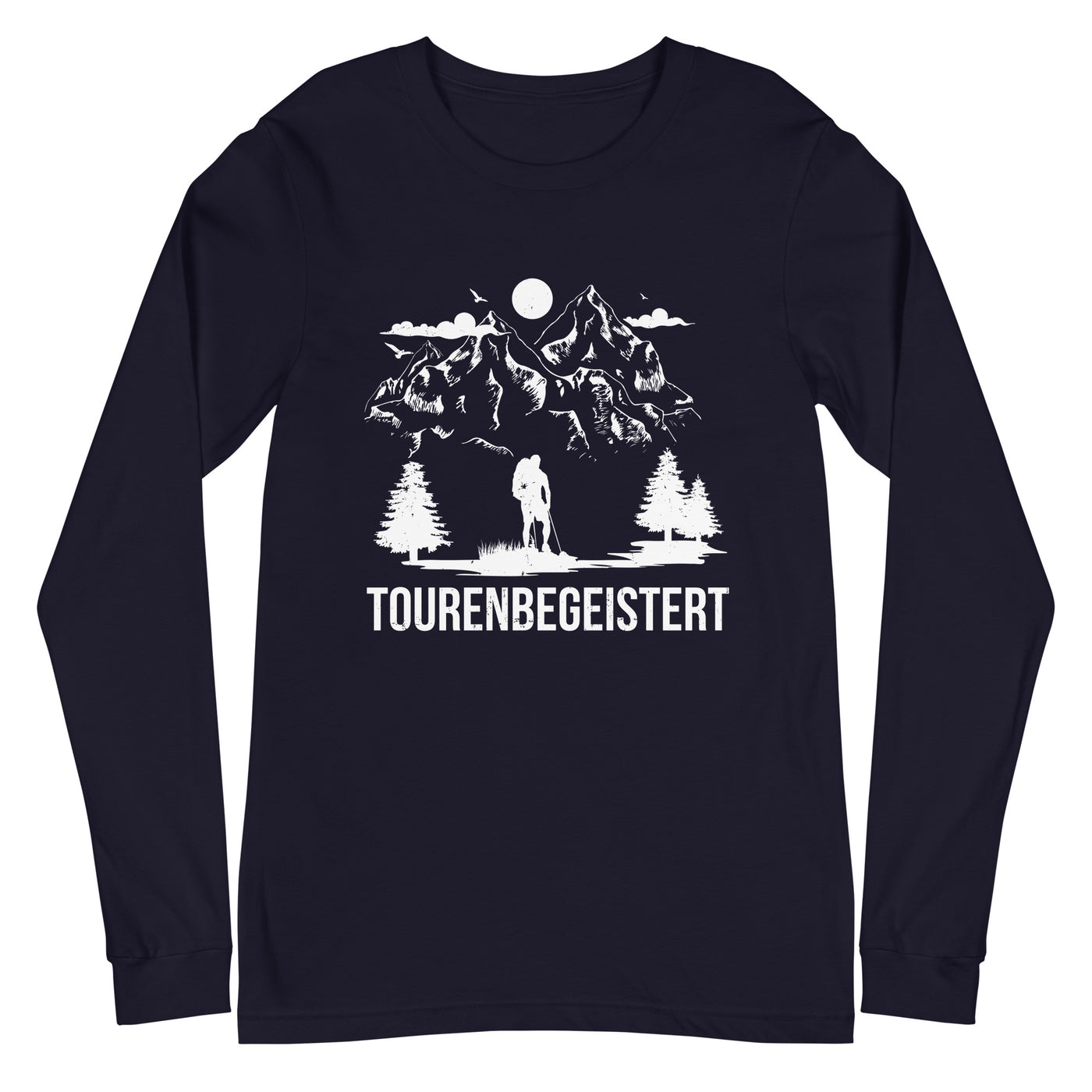 Tourenbegeisterung - Longsleeve (Unisex) wandern xxx yyy zzz Navy