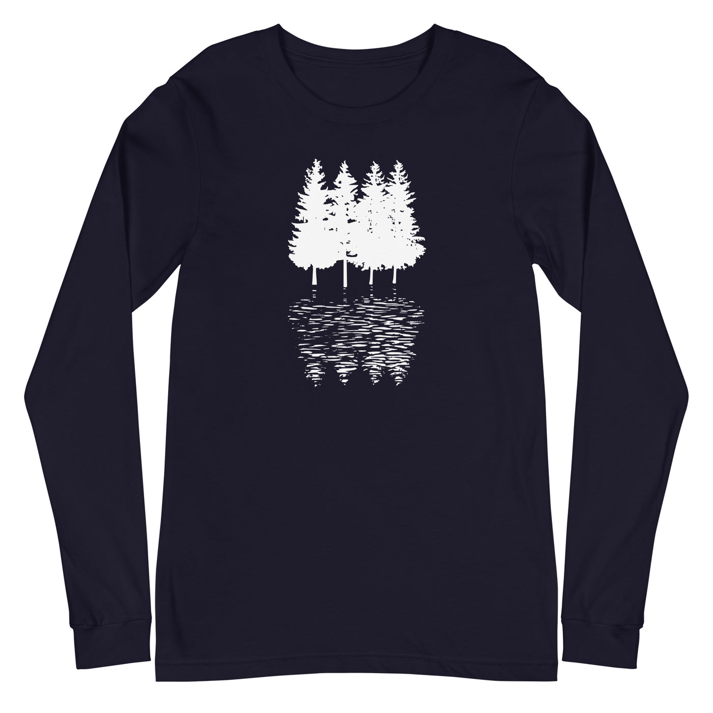 Bäume - Longsleeve (Unisex) camping xxx yyy zzz Navy