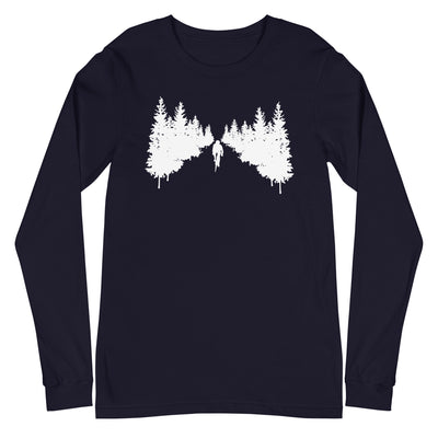 Bäume - Radfahren - Longsleeve (Unisex) fahrrad xxx yyy zzz Navy