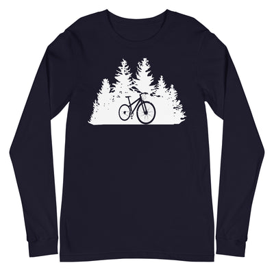 Bäume - Radfahren - Longsleeve (Unisex) fahrrad xxx yyy zzz Navy