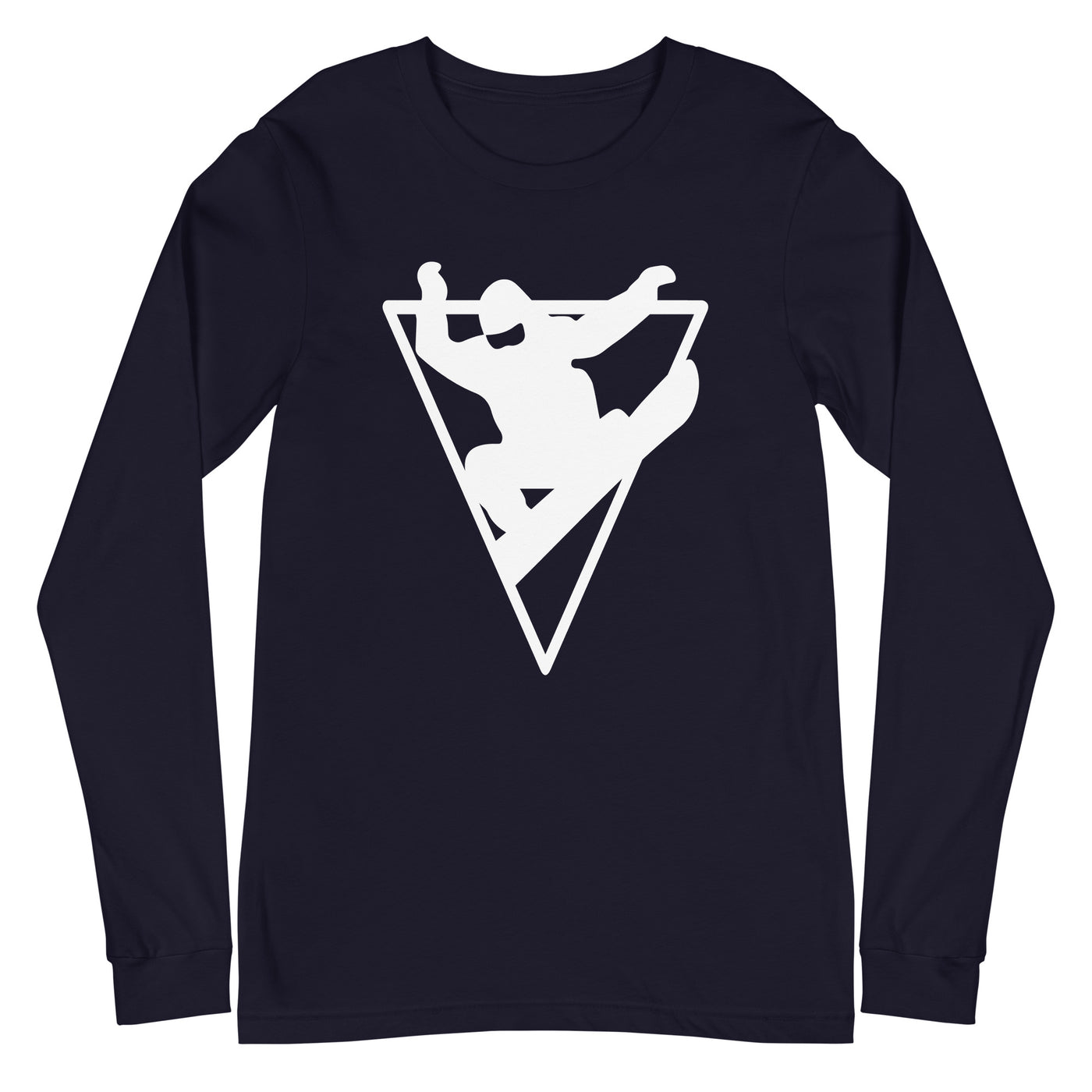 Dreieck - Snowboarding - Longsleeve (Unisex) snowboarden xxx yyy zzz Navy