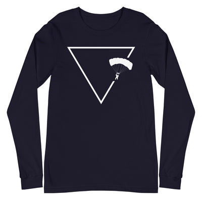 Dreieck 1 und Paragleiten - Longsleeve (Unisex) berge xxx yyy zzz Navy