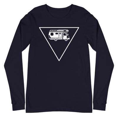 Dreieck und Camping - Longsleeve (Unisex) camping xxx yyy zzz Navy