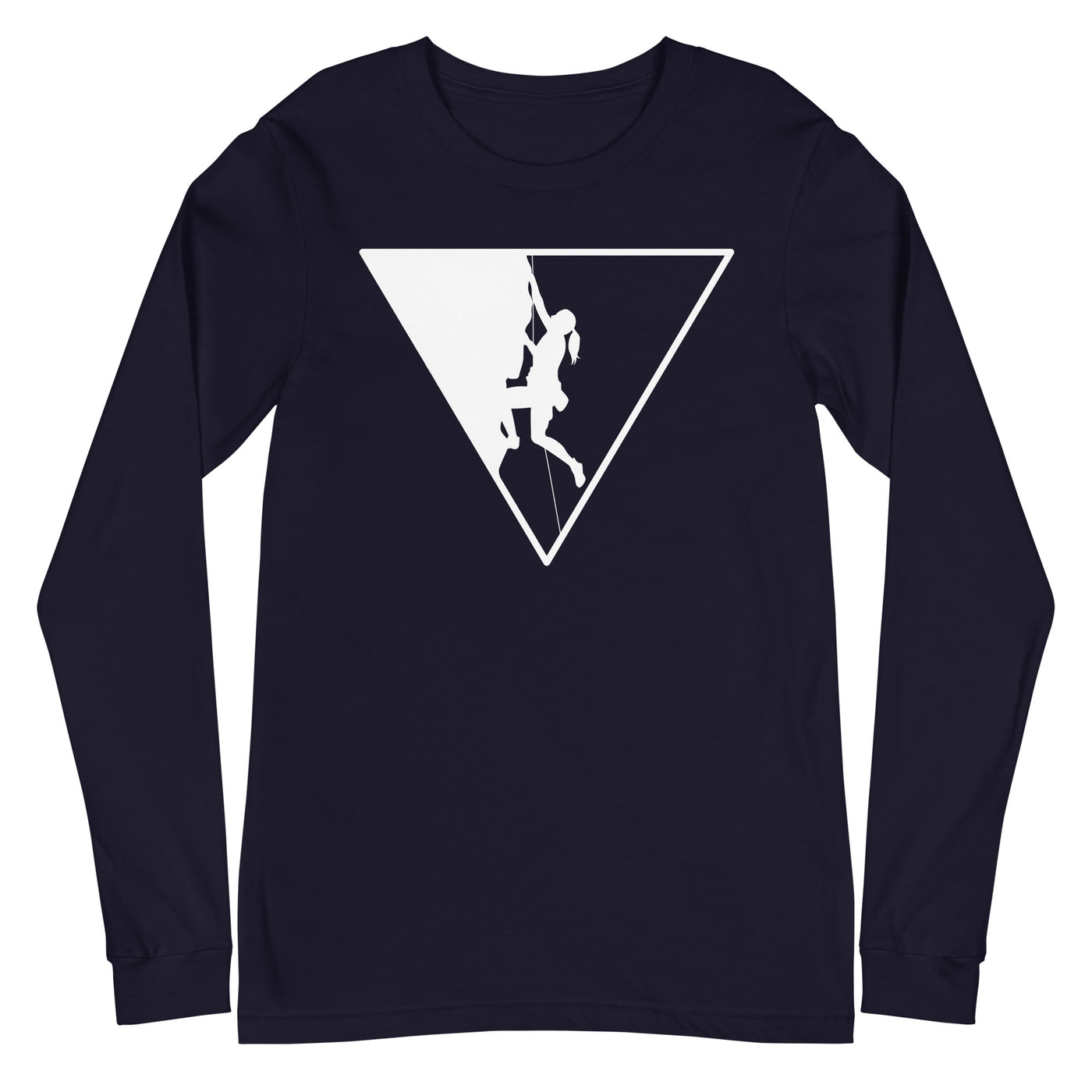 Dreieck und Klettern - Longsleeve (Unisex) klettern xxx yyy zzz Navy