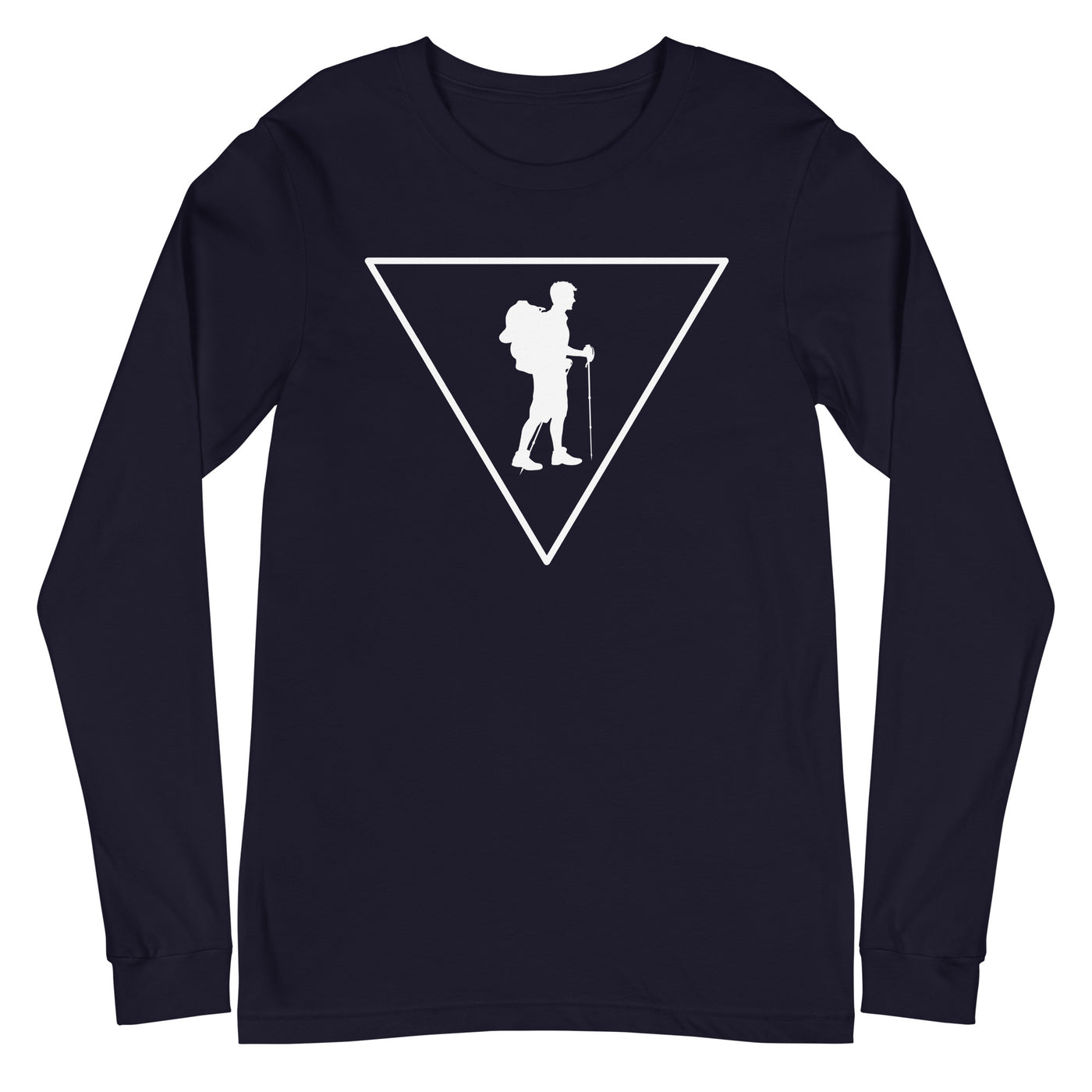 Dreieck und Wandern - Longsleeve (Unisex) wandern xxx yyy zzz Navy