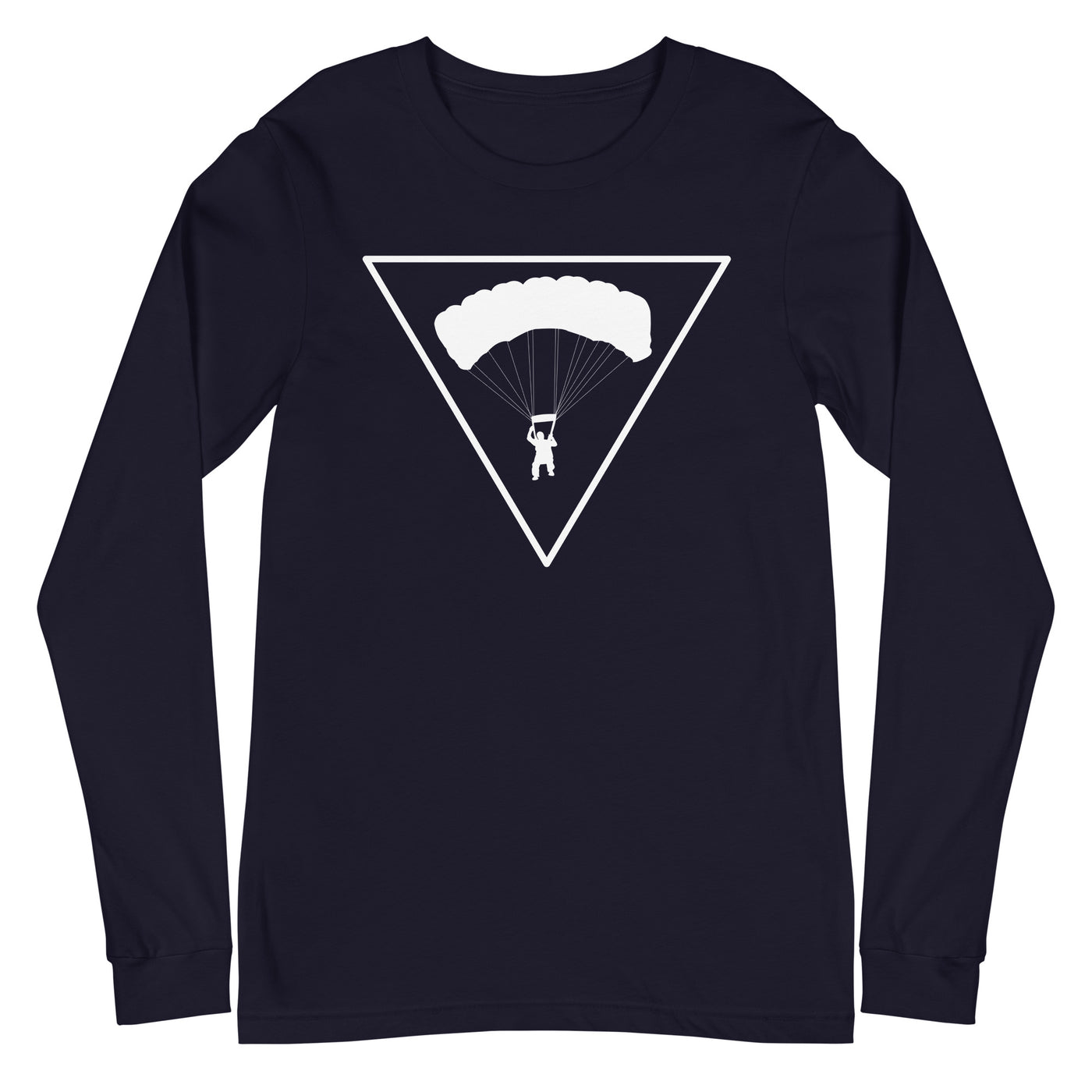 Dreieck und Paragleiten - Longsleeve (Unisex) berge xxx yyy zzz Navy