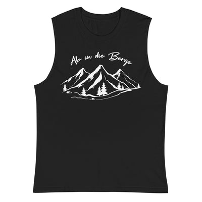 Ab in die Berge - Muskelshirt (Unisex) berge wandern Schwarz