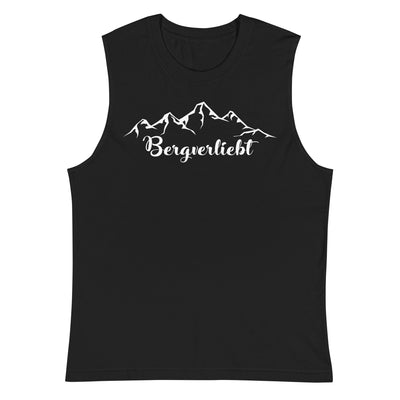 Bergverliebt (13) - Muskelshirt (Unisex) berge Schwarz