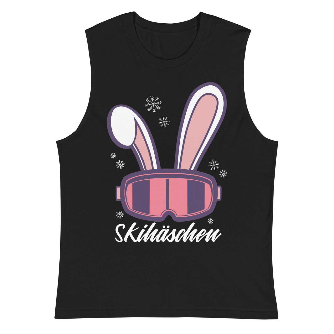 Skihäschen - (S.K) - Muskelshirt (Unisex) klettern Schwarz