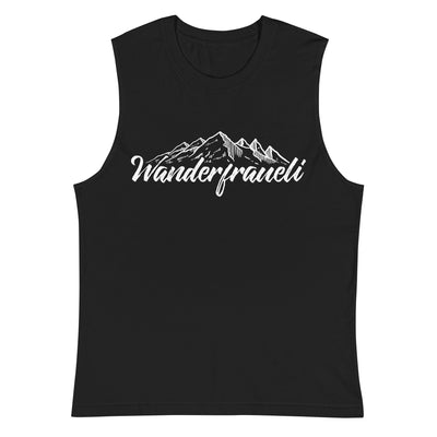 Wanderfraueli - Muskelshirt (Unisex) wandern Schwarz