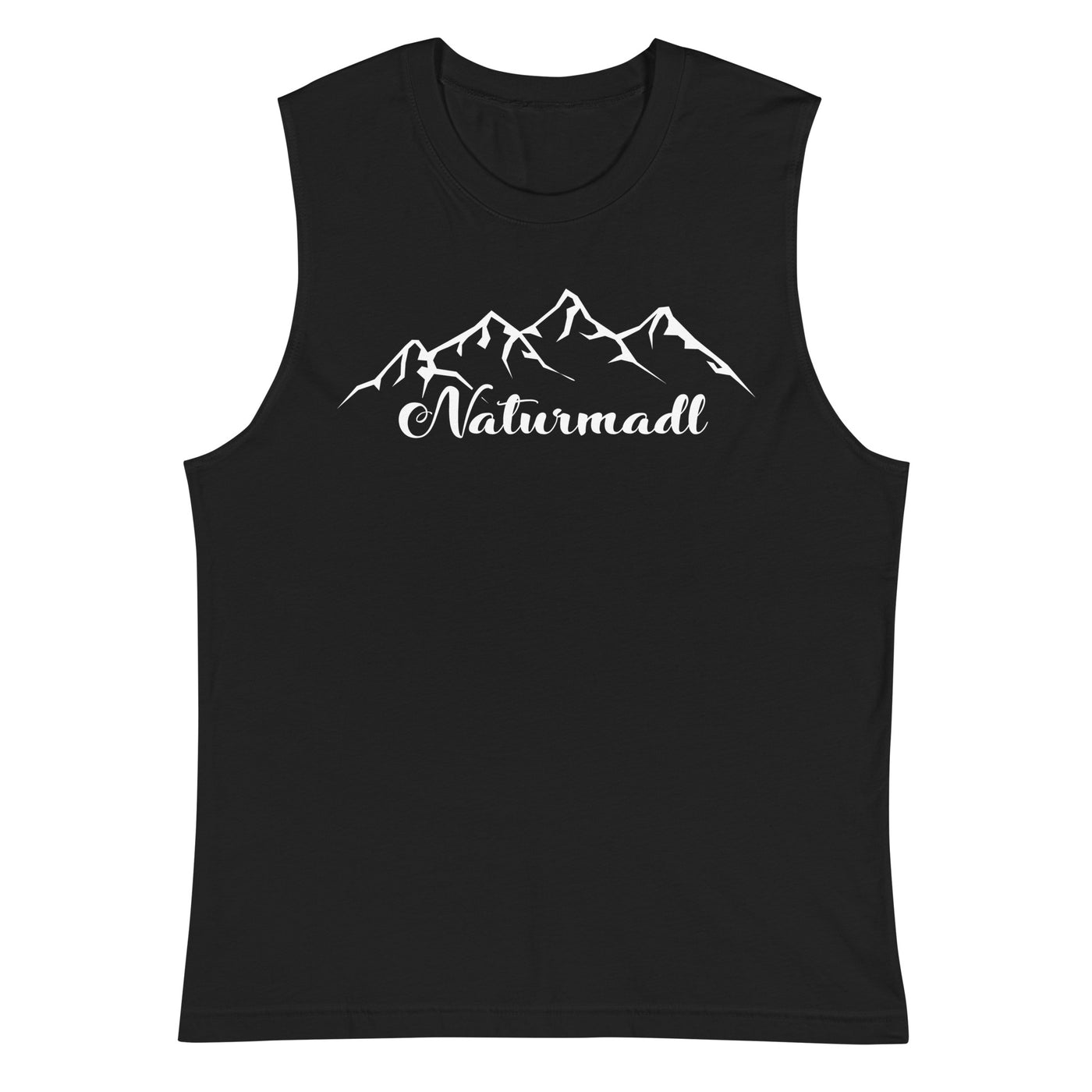 Naturmadl - Muskelshirt (Unisex) berge Schwarz