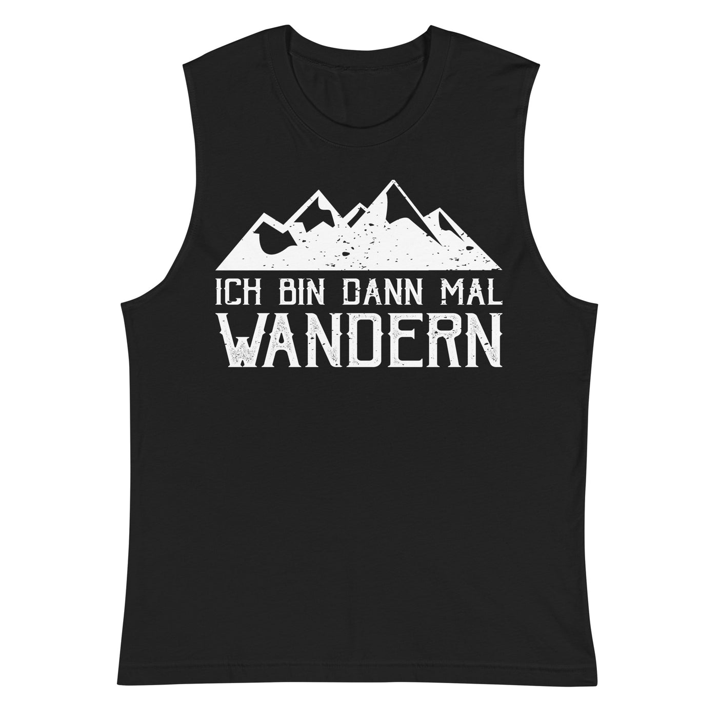 Ich bin dann mal wandern - Muskelshirt (Unisex) wandern Schwarz