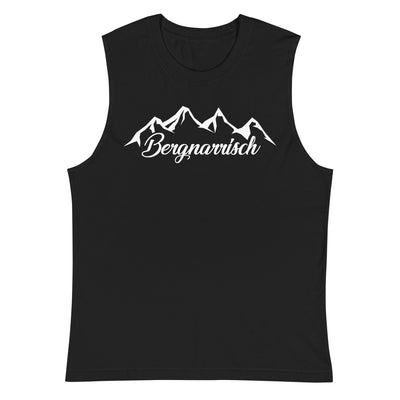 Bergnarrisch - Muskelshirt (Unisex) berge Schwarz