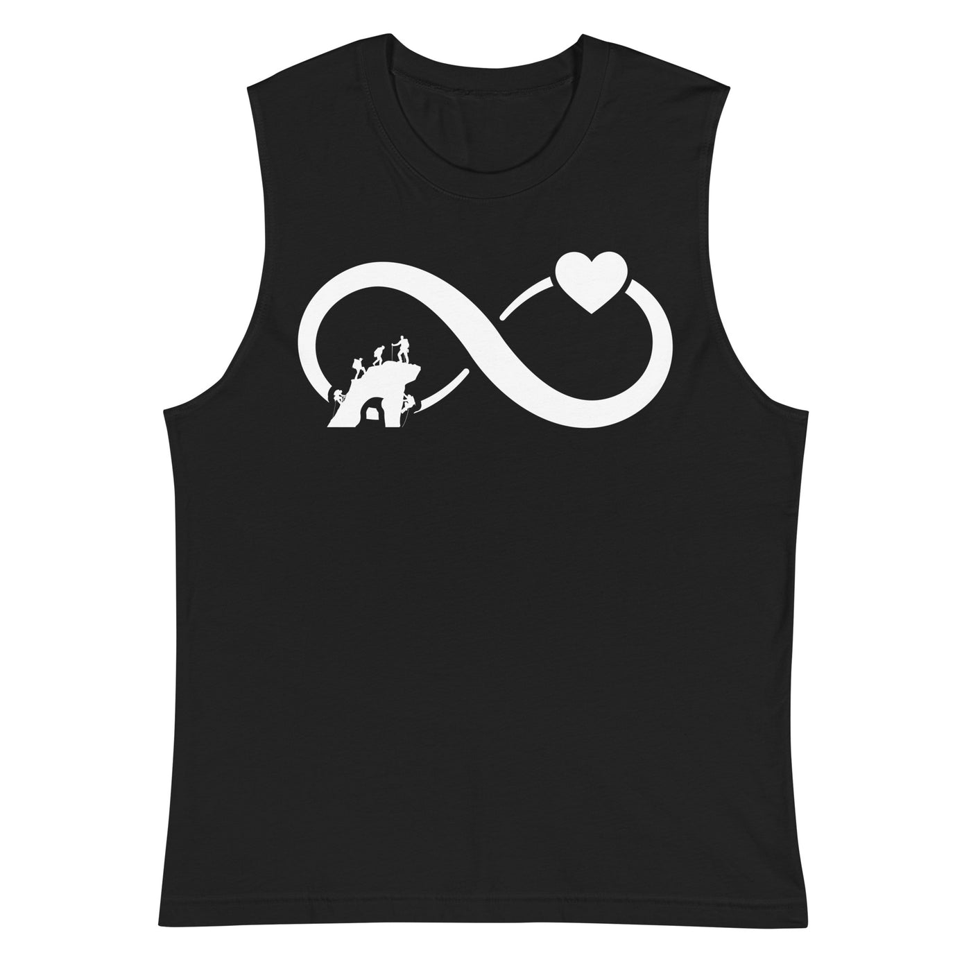 Infinity Heart and Climbing - Muskelshirt (Unisex) klettern xxx yyy zzz Default Title