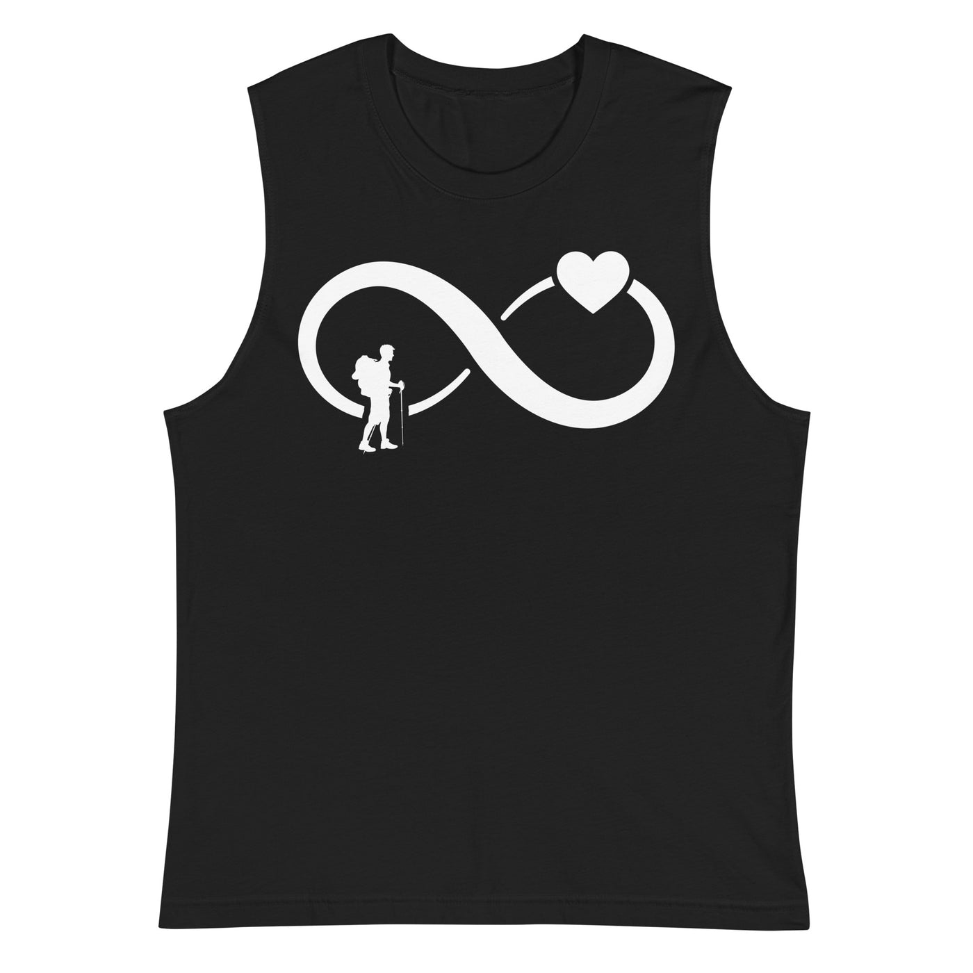 Infinity Heart and Hiking - Muskelshirt (Unisex) wandern xxx yyy zzz Default Title