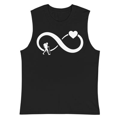 Infinity Heart and Hiking 1 - Muskelshirt (Unisex) wandern xxx yyy zzz Default Title