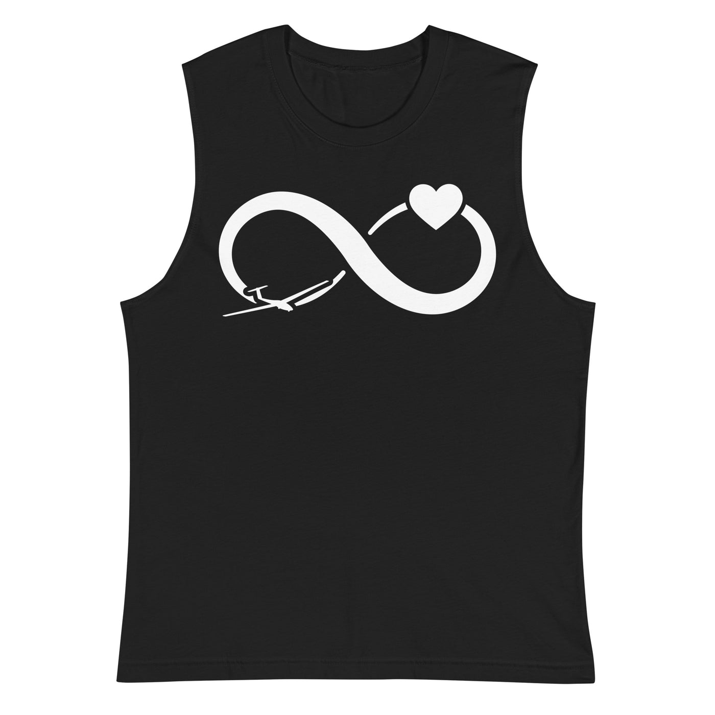 Infinity Heart and Sailplane - Muskelshirt (Unisex) berge xxx yyy zzz Default Title