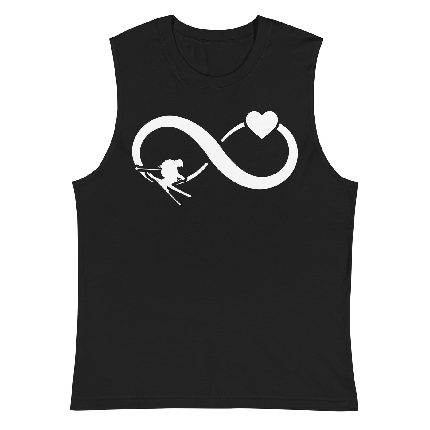 Infinity Heart and Skiing - Muskelshirt (Unisex) klettern ski xxx yyy zzz Default Title