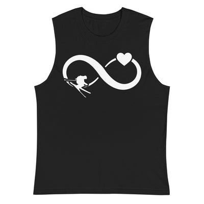 Infinity Heart and Skiing - Muskelshirt (Unisex) klettern ski xxx yyy zzz Default Title