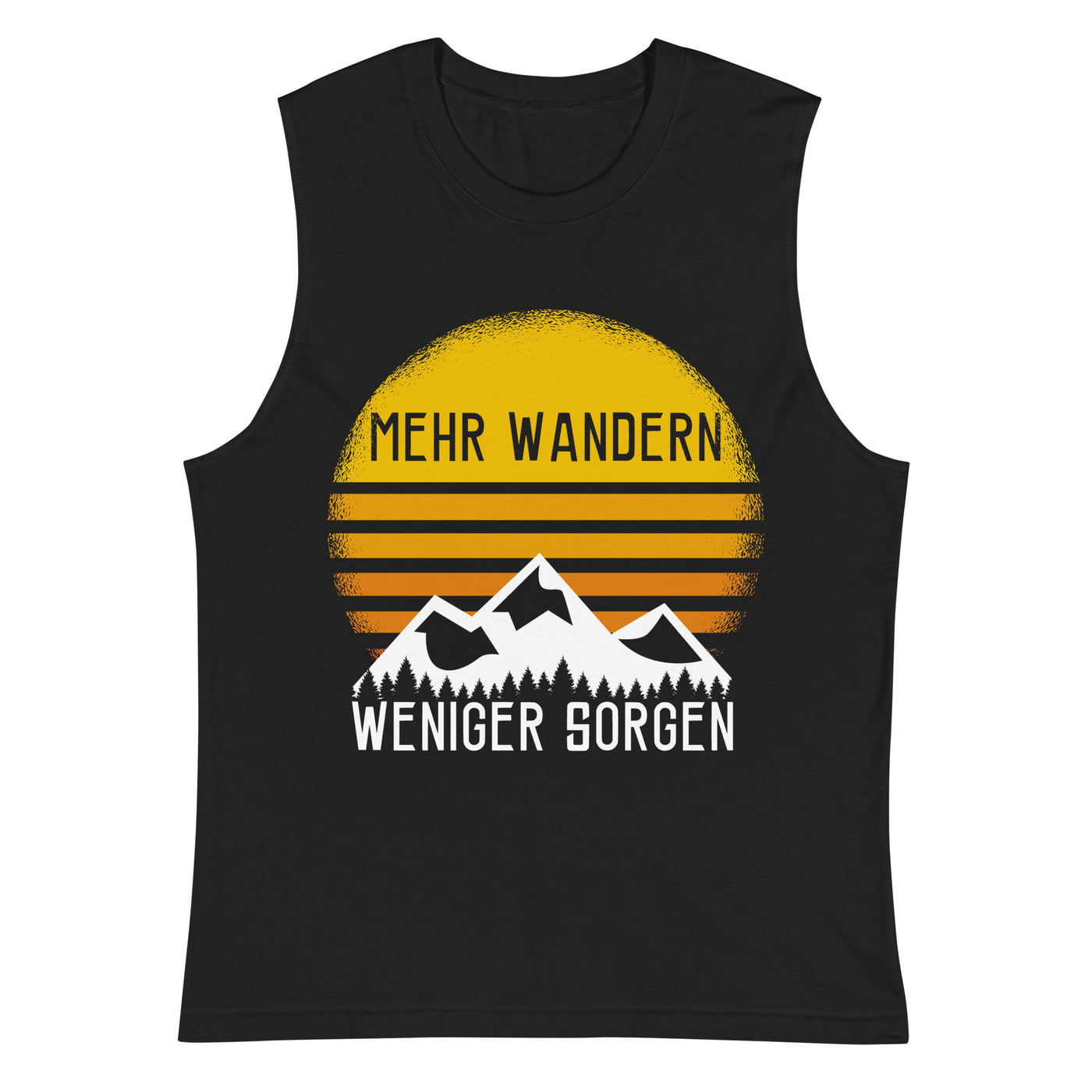 Mehr Wandern weniger Sorgen - Muskelshirt (Unisex) wandern xxx yyy zzz 2XL