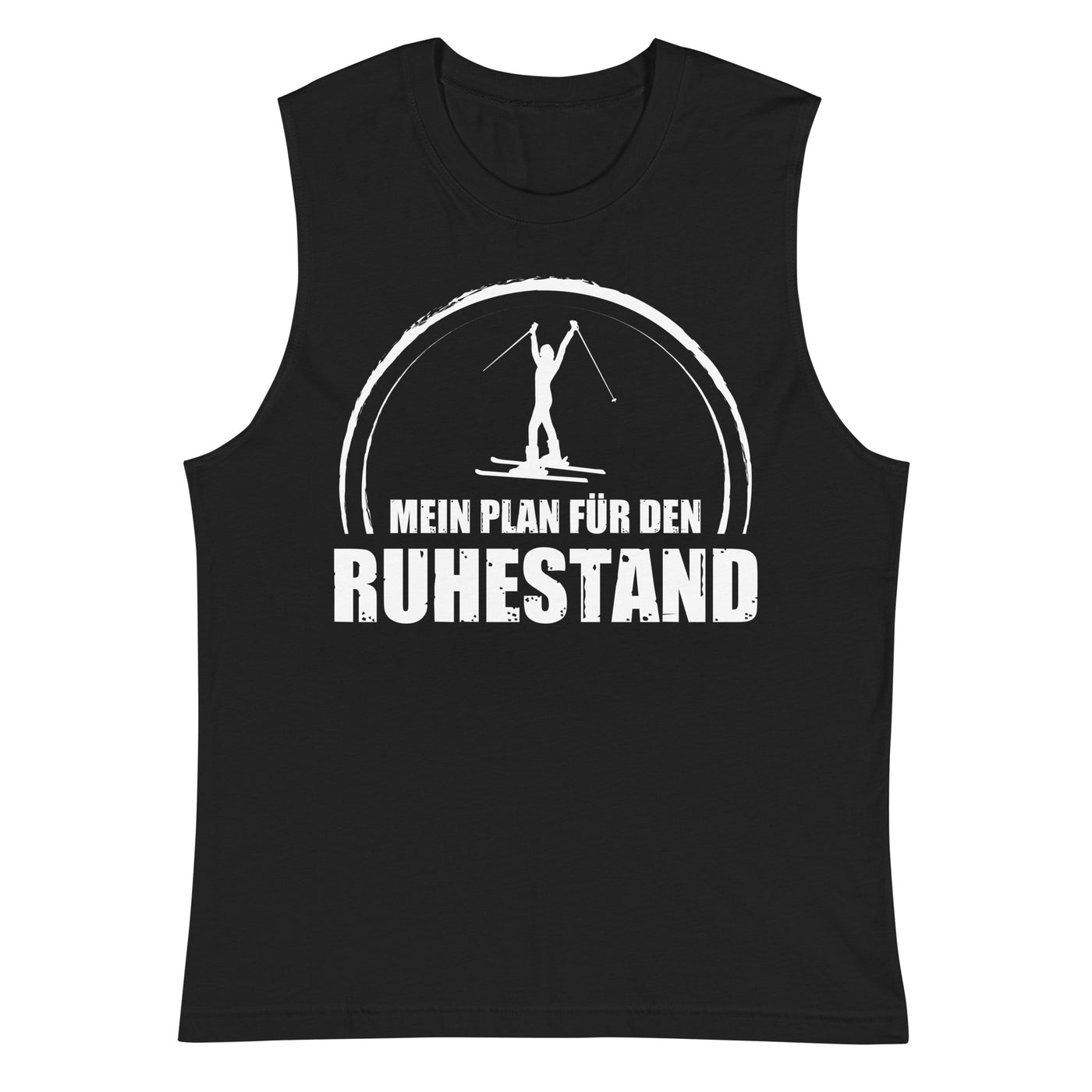 Mein Plan Fur Den Ruhestand 1 - Muskelshirt (Unisex) klettern ski xxx yyy zzz 2XL