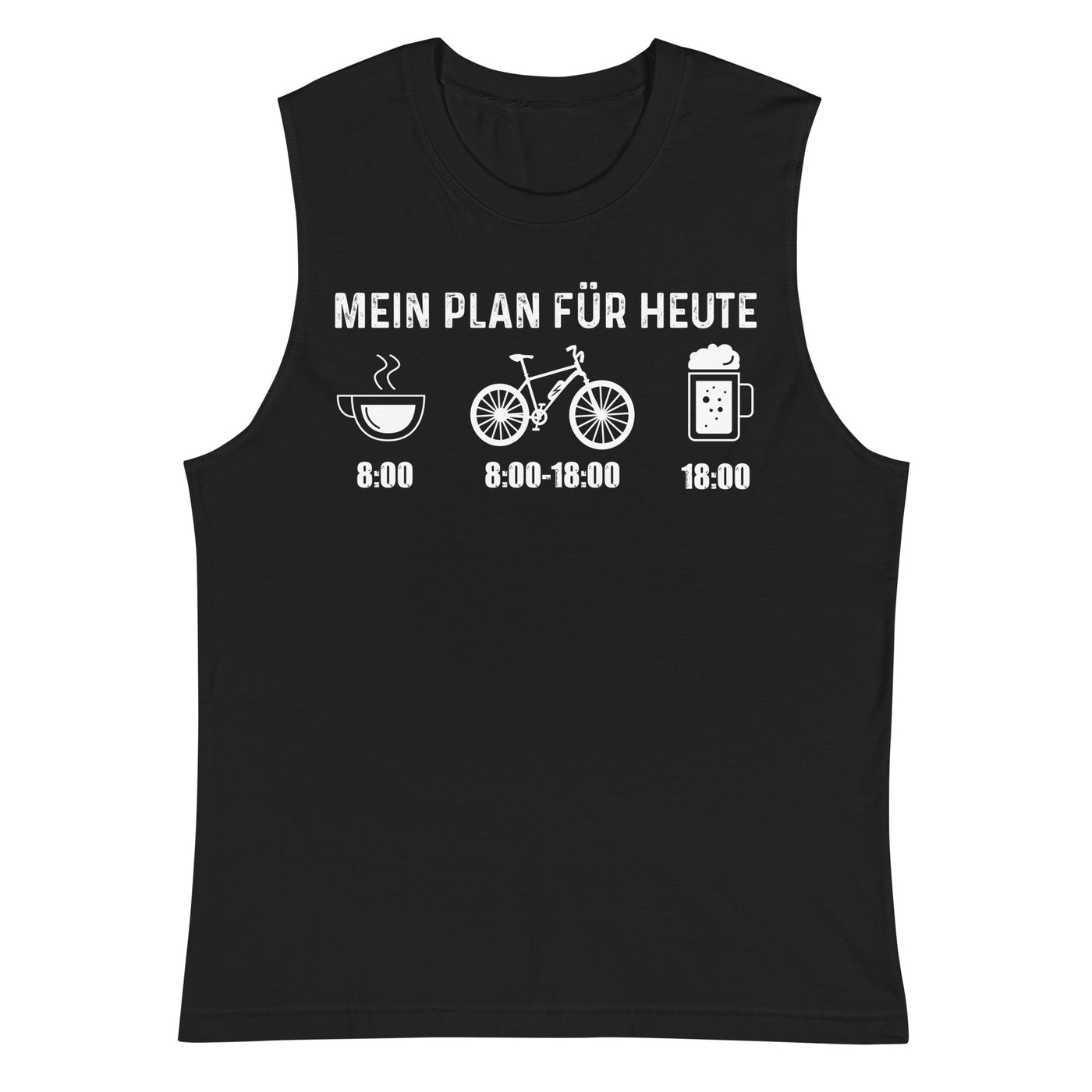 Mein Plan Für Heute - Muskelshirt (Unisex) e-bike xxx yyy zzz 2XL