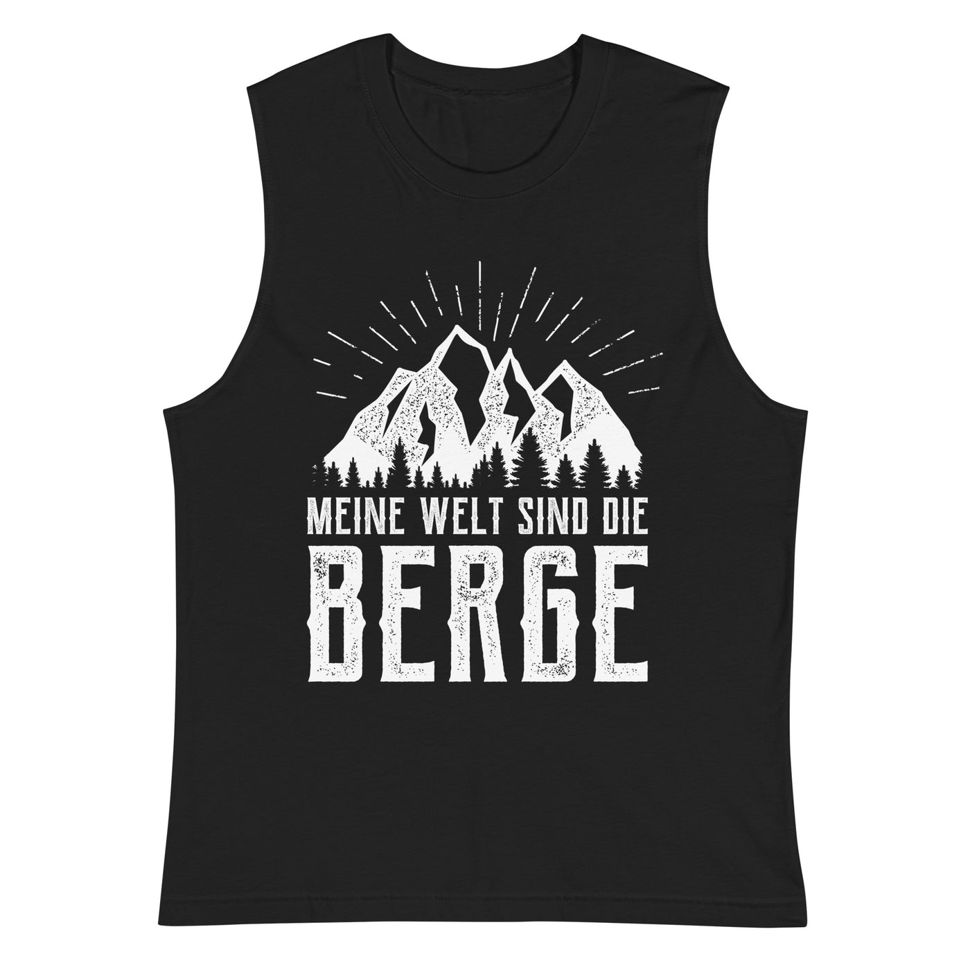 Meine Welt sind die Berge - Muskelshirt (Unisex) berge xxx yyy zzz 2XL