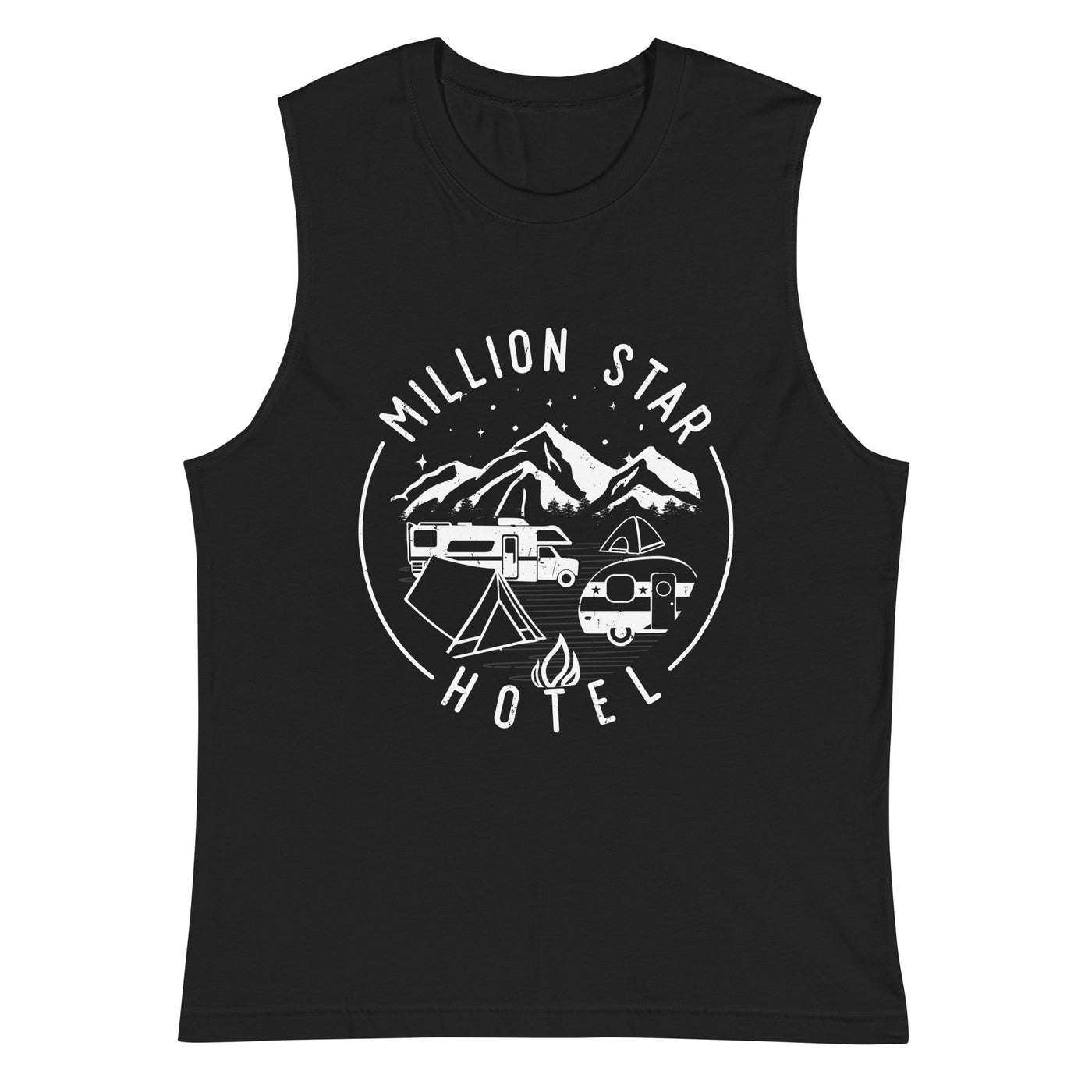 Million Star Hotel - Muskelshirt (Unisex) camping xxx yyy zzz 2XL