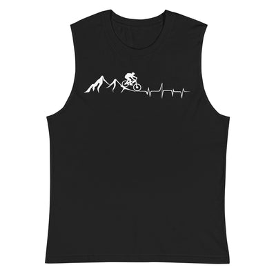 Berge - Herzschlag - Mountainbiking - (M) - Muskelshirt (Unisex) xxx yyy zzz 2XL