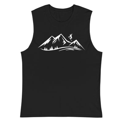 Berge und Skifahren - Muskelshirt (Unisex) klettern ski xxx yyy zzz 2XL