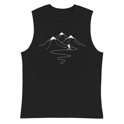 Berge Trail Kurves und Wandern - Muskelshirt (Unisex) wandern xxx yyy zzz 2XL