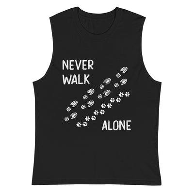 Never walk alone - Muskelshirt (Unisex) wandern xxx yyy zzz 2XL