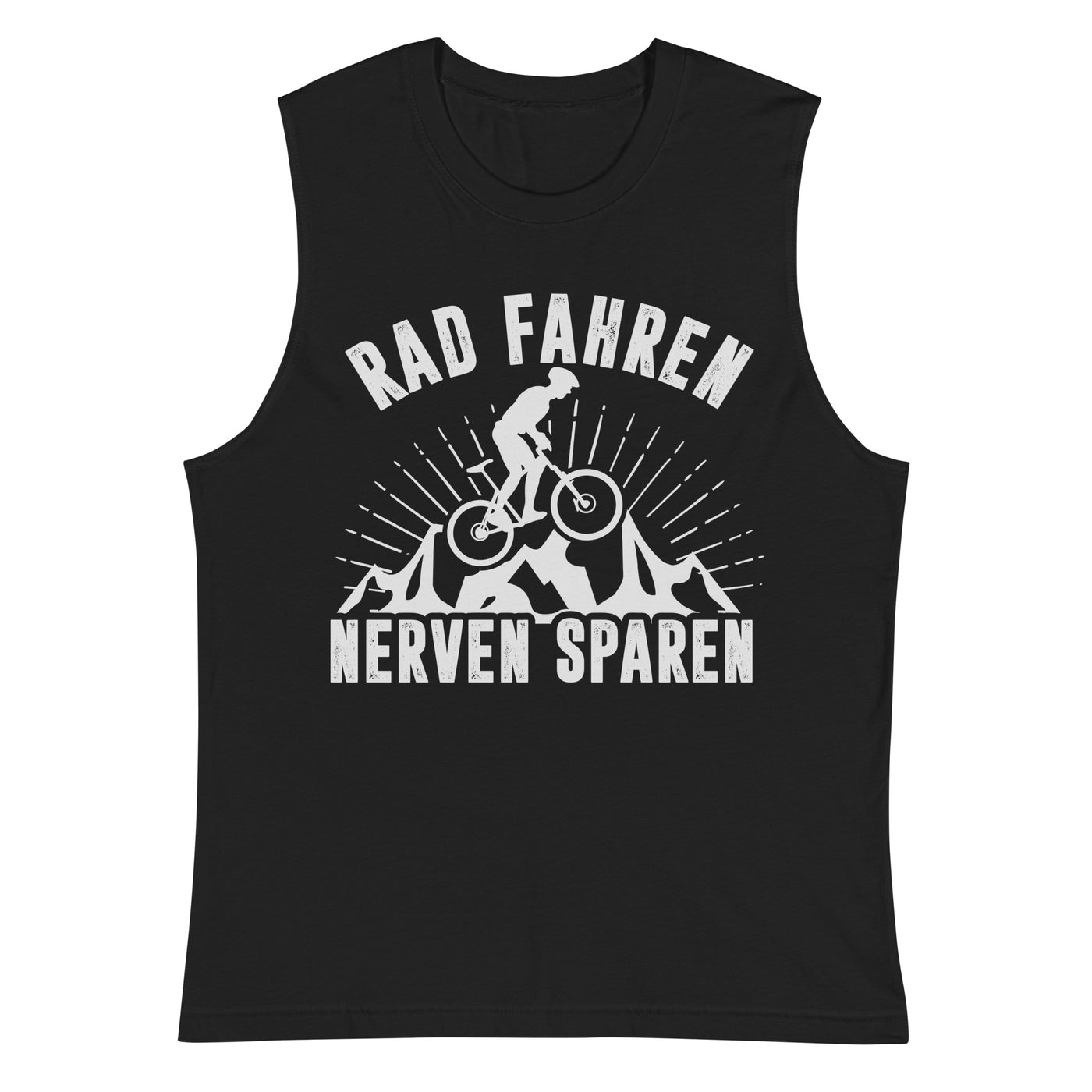 Rad fahren Nerven sparen - Muskelshirt (Unisex) fahrrad xxx yyy zzz 2XL