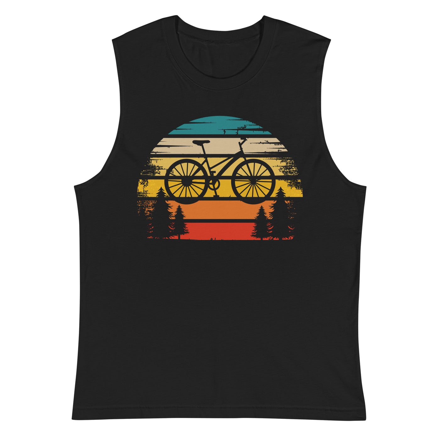 Retro Sonne und Fahrrad - Muskelshirt (Unisex) fahrrad xxx yyy zzz 2XL