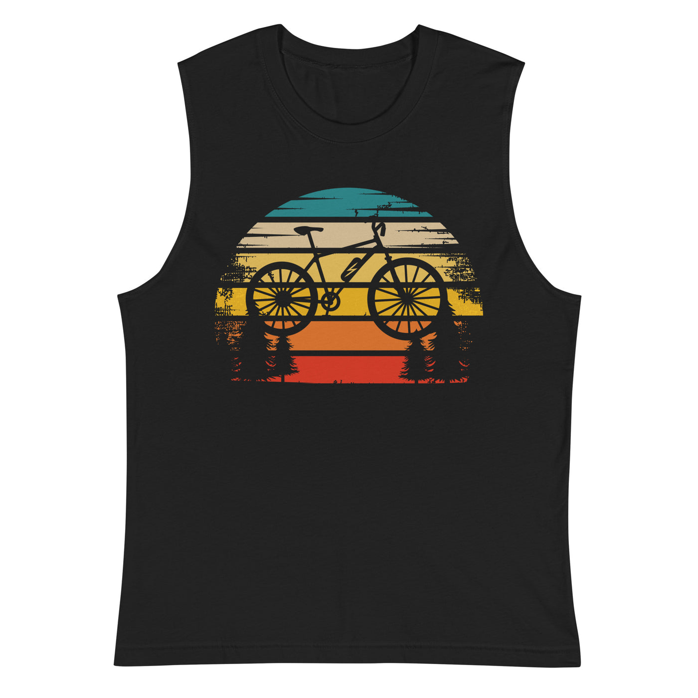 Retro Sonne und Ebike - Muskelshirt (Unisex) e-bike xxx yyy zzz 2XL