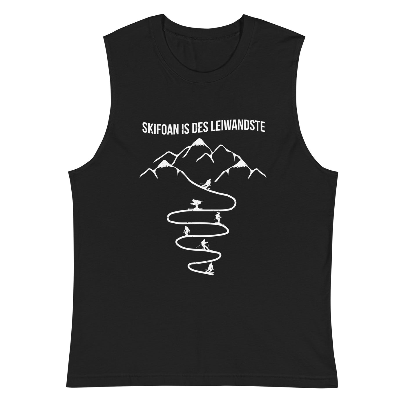 Skifoan is des leiwandste - Muskelshirt (Unisex) klettern ski xxx yyy zzz 2XL