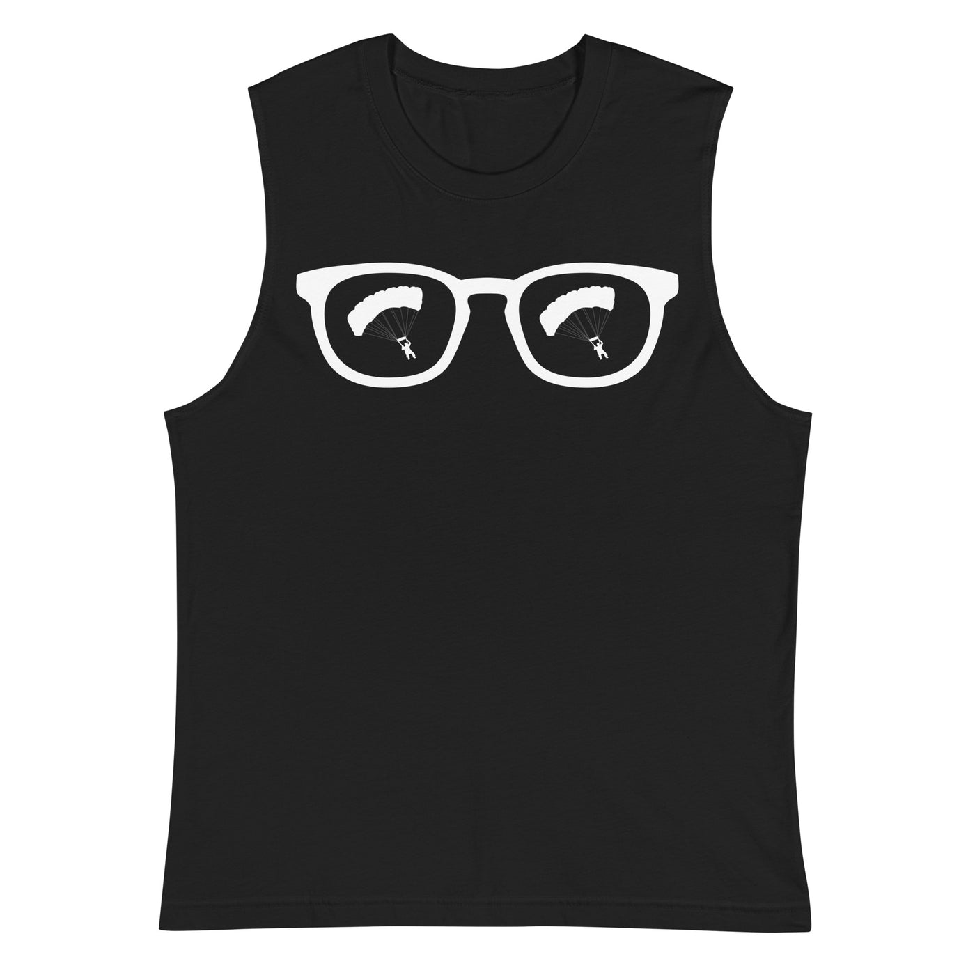 Sonnenbrille und Paragleiten - Muskelshirt (Unisex) berge xxx yyy zzz 2XL