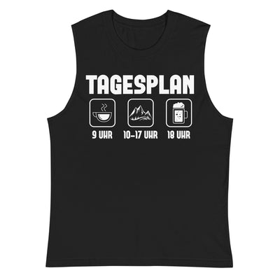 Tagesplan - Muskelshirt (Unisex) berge xxx yyy zzz 2XL