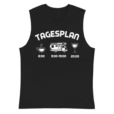 Tagesplan - Muskelshirt (Unisex) camping xxx yyy zzz 2XL