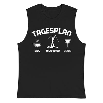 Tagesplan 1 - Muskelshirt (Unisex) klettern ski xxx yyy zzz 2XL