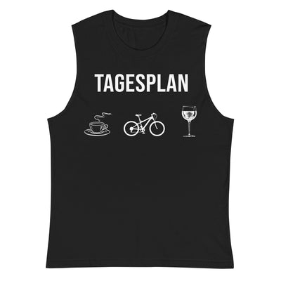 Tagesplan Kaffee, Fahrrad und Wein - Muskelshirt (Unisex) fahrrad xxx yyy zzz 2XL