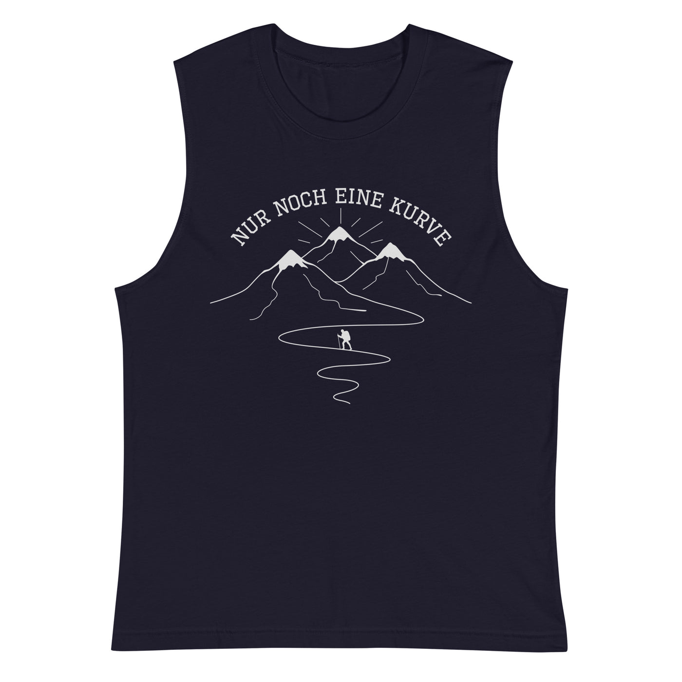 Nur noch eine Kurve - Muskelshirt (Unisex) berge wandern