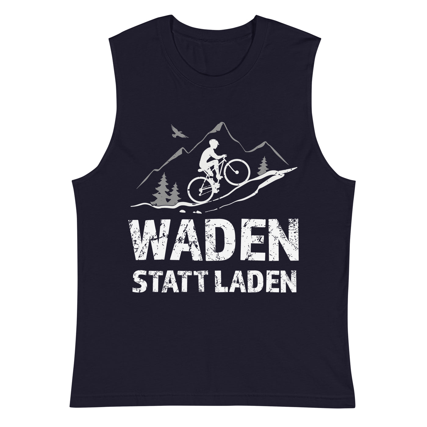 Waden statt laden - Muskelshirt (Unisex) fahrrad mountainbike