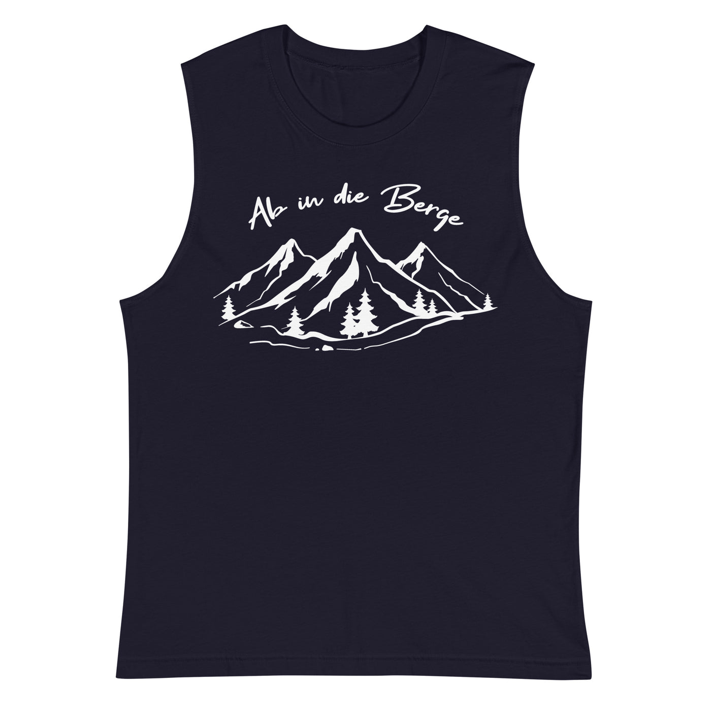 Ab in die Berge - Muskelshirt (Unisex) berge wandern