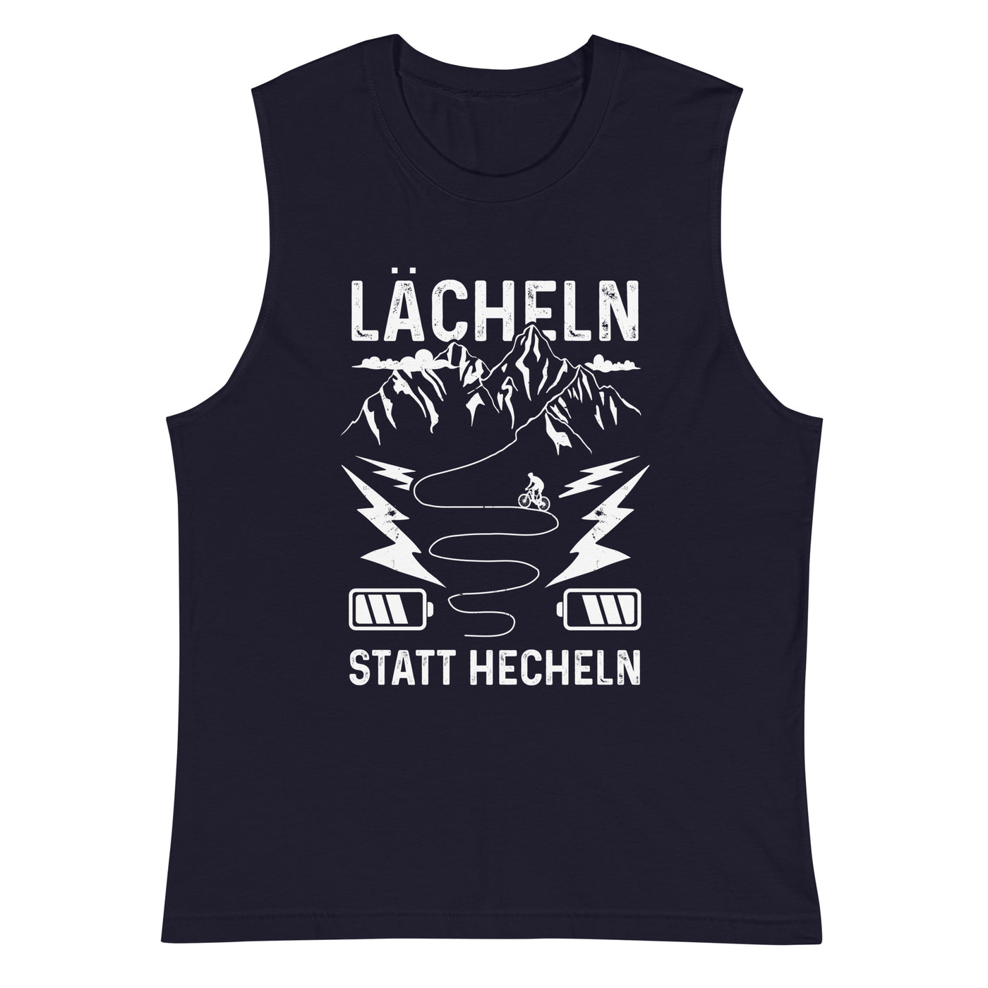 Lächeln statt hecheln - Muskelshirt (Unisex) e-bike