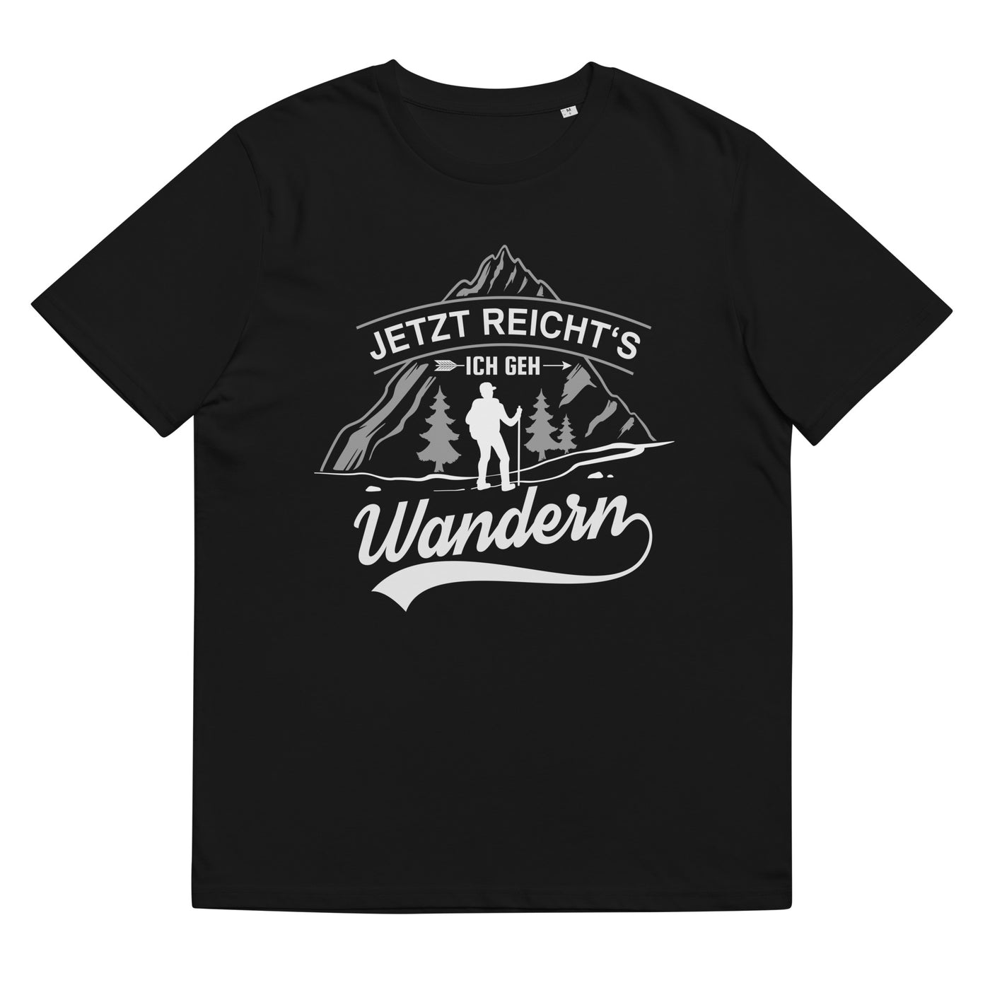 Jetzt Reichts Ich Geh Wandern - Herren Premium Organic T-Shirt wandern Schwarz