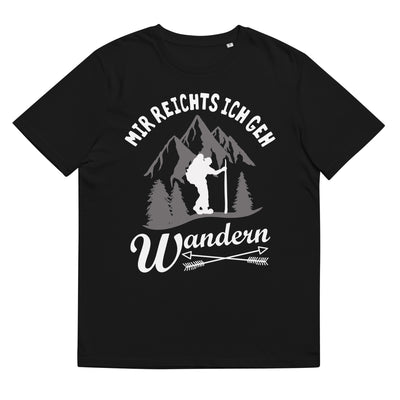 Mir Reichts Ich Geh Wandern - Herren Premium Organic T-Shirt wandern Schwarz