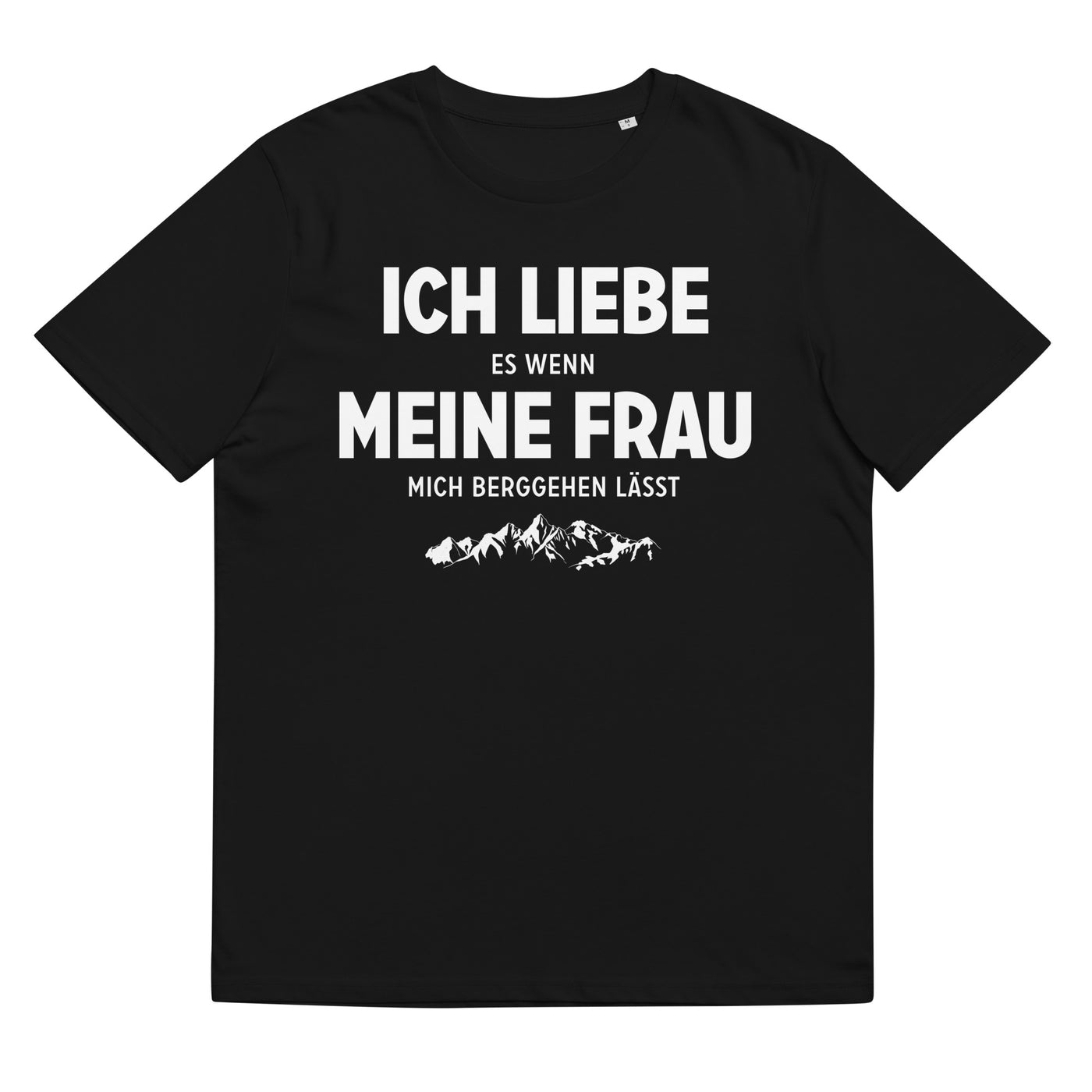 Ich Liebe Es Wenn Meine Frau Mich Berggehen Lasst - Herren Premium Organic T-Shirt berge xxx yyy zzz Black