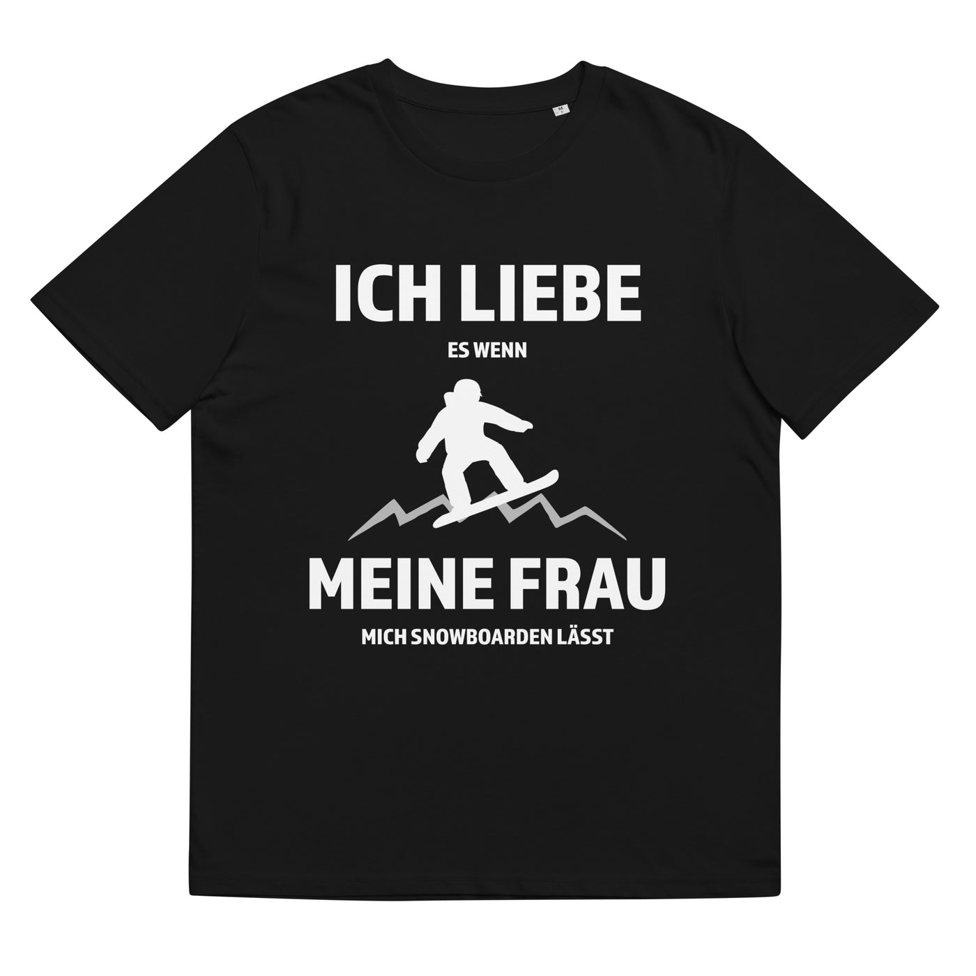 Ich liebe meine Frau - Snowboarden - Herren Premium Organic T-Shirt snowboarden xxx yyy zzz Black