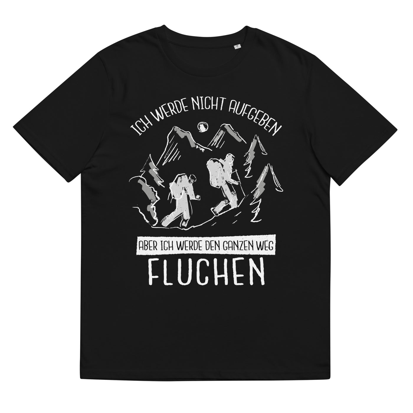 Ich werde nicht aufgeben - Herren Premium Organic T-Shirt wandern xxx yyy zzz Black